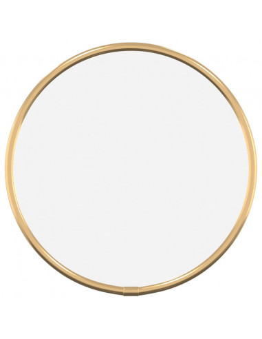 Specchio da Parete Dorato Ø 20 cm Rotondo