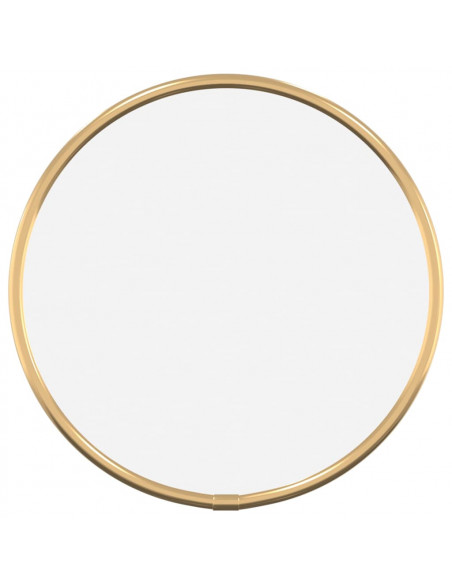 Specchio da Parete Dorato Ø 20 cm Rotondo