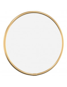 Specchio da Parete Dorato Ø 20 cm Rotondo 2