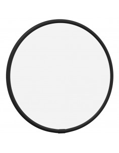 Specchio da Parete Nero Ø 20 cm Rotondo 2