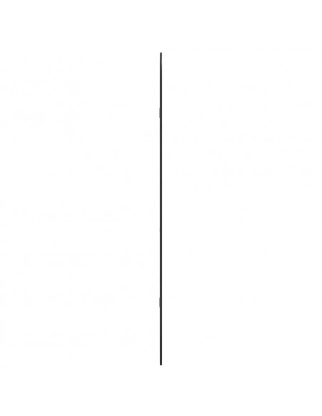 Specchio da Parete Nero 100x45 cm Ovale