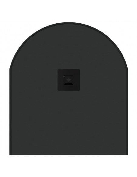 Specchio da Parete Nero 80x35 cm Ovale