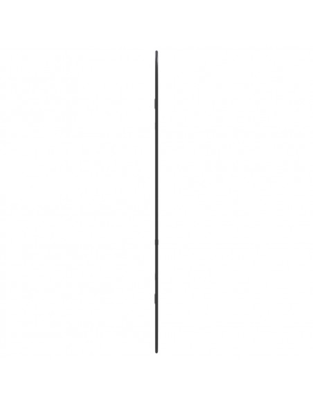 Specchio da Parete Nero 90x40 cm Ovale