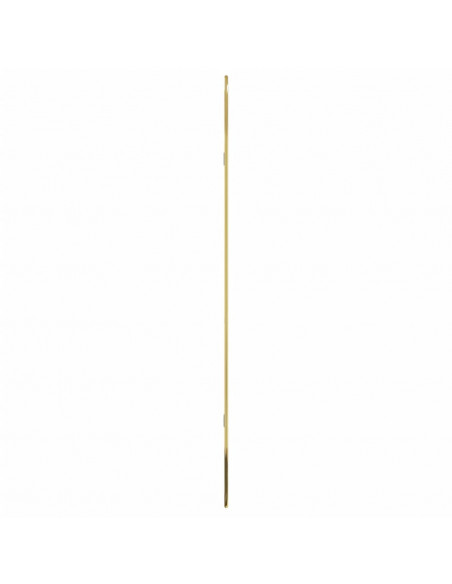 Specchio da Parete Dorato 100x45 cm Ovale