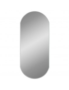 Specchio da Parete Argento 80x35 cm Ovale 2
