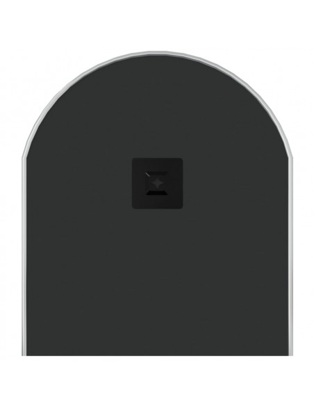 Specchio da Parete Argento 80x35 cm Ovale