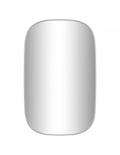 Specchio da Parete Argento 80x50 cm 2