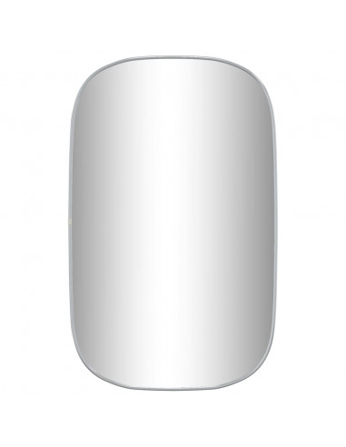 Specchio da Parete Argento 80x50 cm