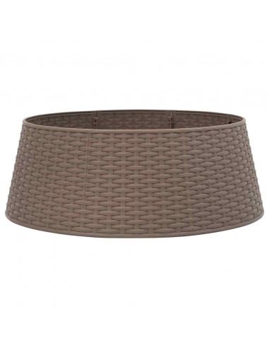 Gonna per Albero di Natale Marrone Ø65x23 cm in Plastica