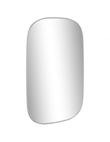 Specchio da Parete Argento 80x50 cm