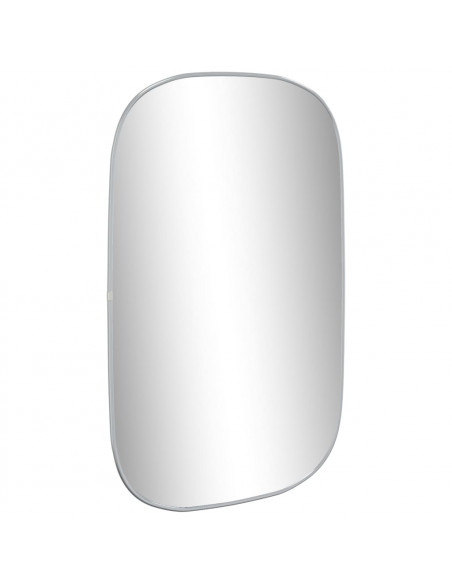 Specchio da Parete Argento 80x50 cm