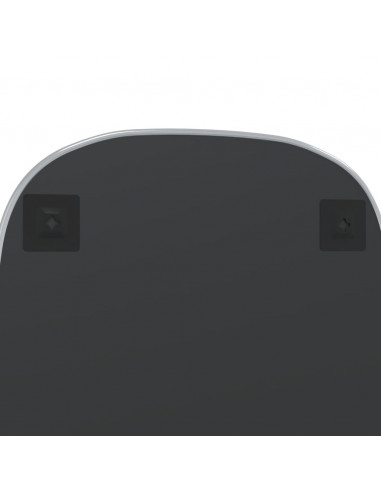 Specchio da Parete Argento 80x50 cm