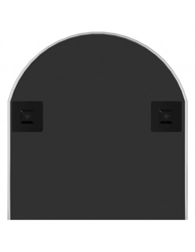 Specchio da Parete Argento 90x40 cm Ovale