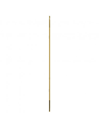 Specchio da Parete Dorato 80x35 cm Ovale