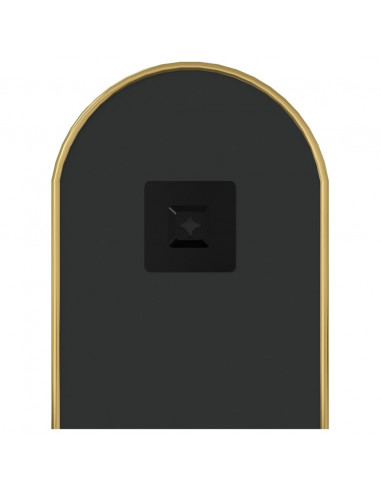 Specchio da Parete Dorato 60x25 cm Ovale