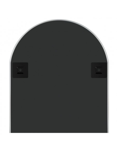Specchio da Parete Argento 100x45 cm Ovale