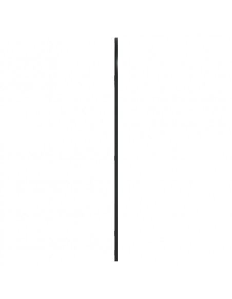 Specchio da Parete Nero 50x100 cm Arco in Ferro