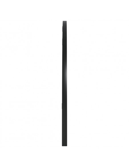 Specchio da Parete Nero 80x40 cm Arco in Ferro