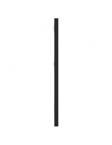 Specchio da Parete Nero 30x40 cm Rettangolare in Ferro