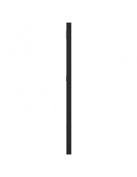 Specchio da Parete Nero 30x40 cm Rettangolare in Ferro