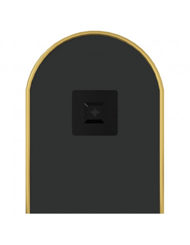 Specchio da Parete Dorato 50x20 cm Ovale