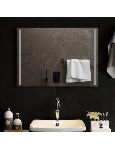 Specchio da Bagno con Luci LED 70x50 cm 2