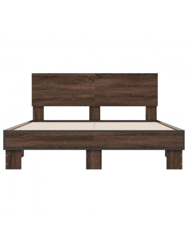 Giroletto Rovere Marrone 135x190cm in Legno Multistrato Metallo