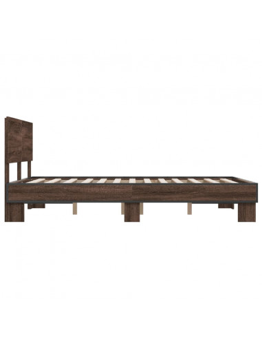 Giroletto Rovere Marrone 135x190cm in Legno Multistrato Metallo