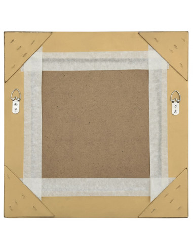 Specchio da Parete Stile Barocco 40x40 cm Oro