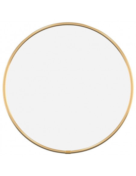 Specchio da Parete Dorato Ø 30 cm Rotondo