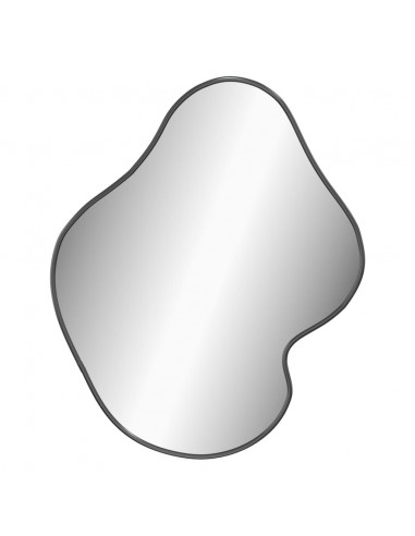 Specchio da Parete Nero 60x50 cm