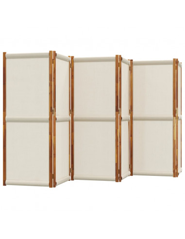 Divisorio a 6 Pannelli Grigio Chiaro 420x180 cm