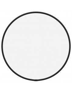 Specchio da Parete Nero Ø 30 cm Rotondo 2