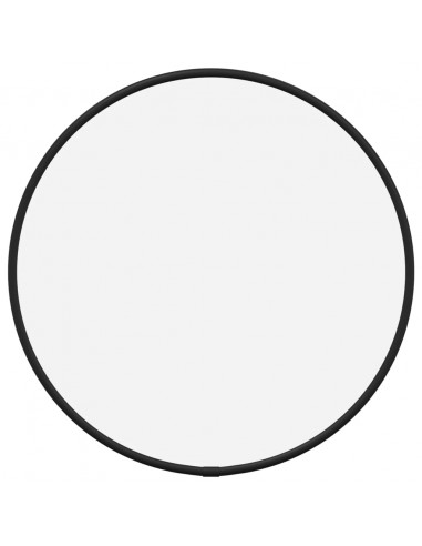Specchio da Parete Nero Ø 30 cm Rotondo