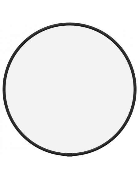 Specchio da Parete Nero Ø 30 cm Rotondo
