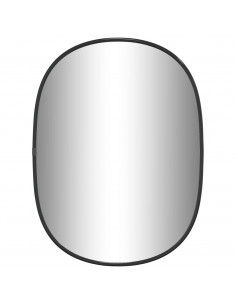 Specchio da Parete Nero 40x30 cm 2