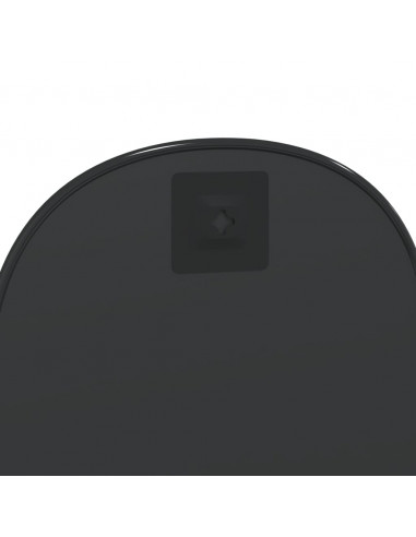 Specchio da Parete Nero 40x30 cm