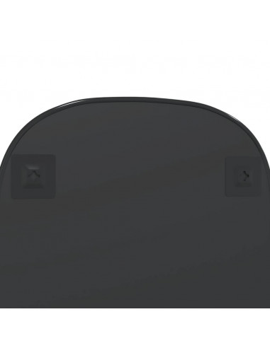 Specchio da Parete Nero 70x45 cm