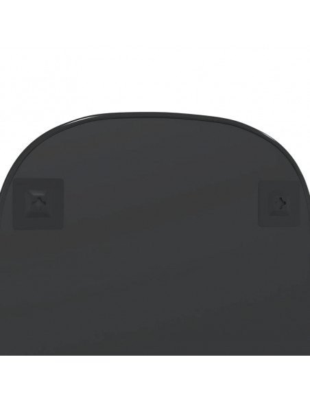Specchio da Parete Nero 70x45 cm