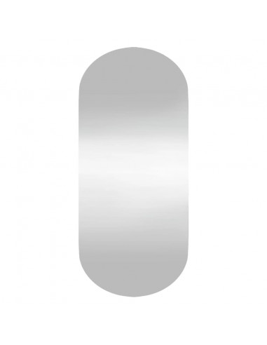 Specchio da Parete 30x70 cm Vetro Ovale