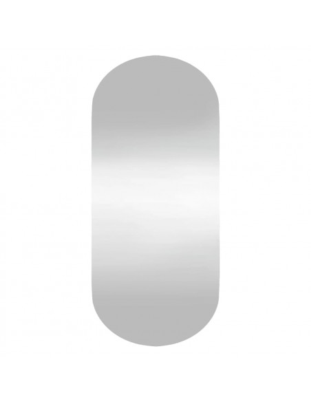 Specchio da Parete 30x70 cm Vetro Ovale