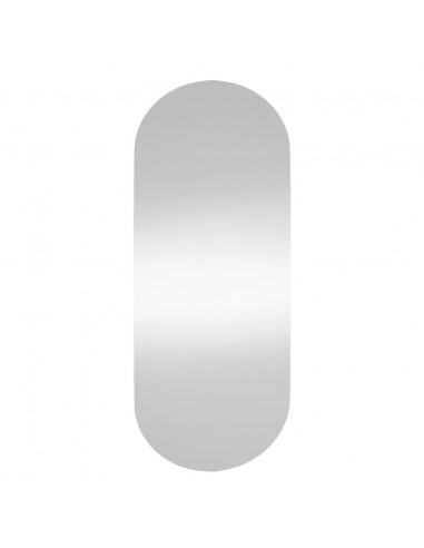 Specchio da Parete 30x70 cm Vetro Ovale