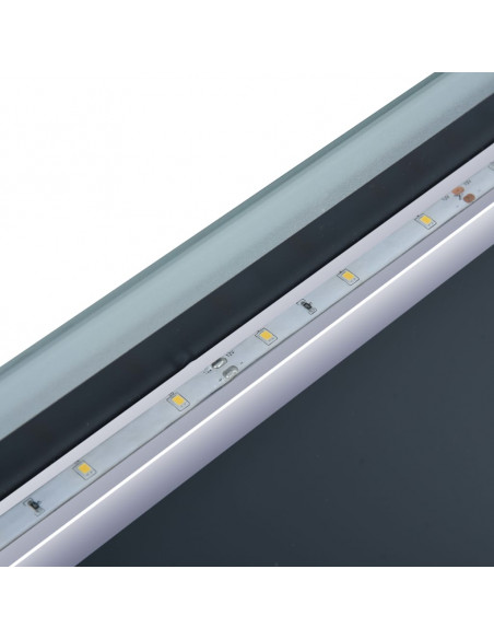 Specchio LED da Bagno con Sensore Tattile 100x60 cm