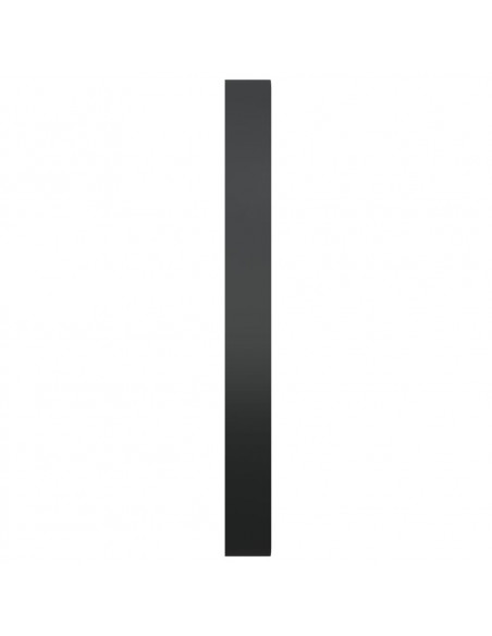 Specchio da Parete 30 cm Nero