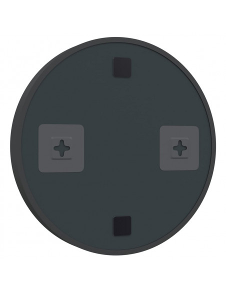 Specchio da Parete 30 cm Nero
