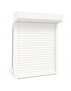 Tapparella Avvolgibile in Alluminio 80x100 cm Bianca 2