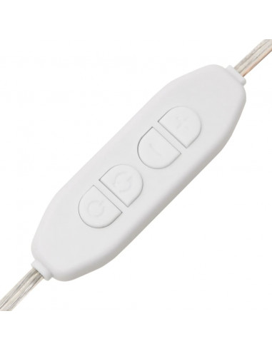 Specchio da Parete con Luci LED 25x60 cm Vetro Ovale