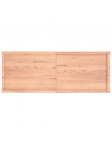 Piano Tavolo Marrone 160x60x(2-4) cm Massello Rovere Trattato