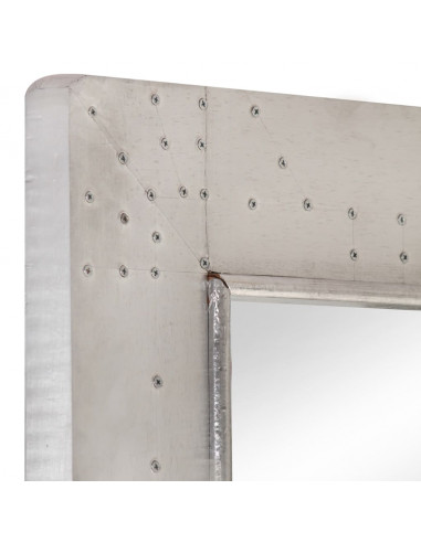 Specchio Stile Aviatore 110x50 cm in Metallo