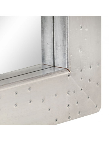 Specchio Stile Aviatore 110x50 cm in Metallo